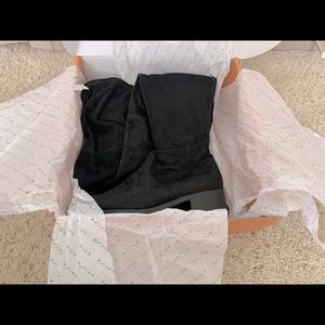 Over the Knee Flat Heel Boots WIDE - Size 7.5